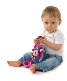 Playgro štipaljka igračka za kolica Dingly Dagly Vila Roze - A063906