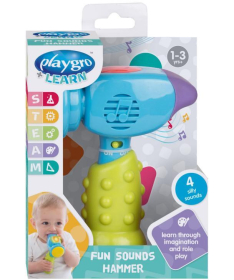 Playgro zanimljivi zvučni čekić Fun Sounds Hammer - A068872