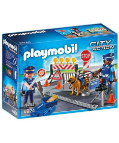 Playmobil igračka za decu City Action Policija barikade na putu - 17197