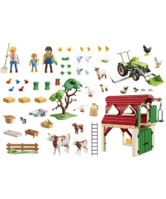 Playmobil igračka za decu Country Farma sa životinjama 204 elemenata - 34295