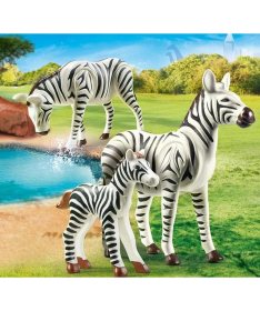 Playmobil igračka za decu Family Fun Zebre 3 elemenata - 23905