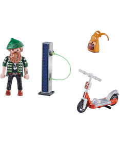 Playmobil igračka za decu Special Plus Vozač e skutera 16 elemenata - 34319