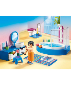 Playmobil igračka za devojčicu Dollhouse Kupatilo 51 elemenat - 30664