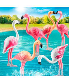 Playmobil igračka za devojčicu Family Fun Flamingosi 12 elemenata - 23900