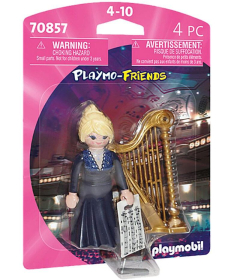 Playmobil igračka za devojčicu Playmo Friends Harfistkinja 4 elemenata - 34316