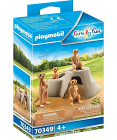 Playmobil set za igru dece Family Fun Merkat - 23899