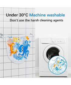 PLAYTIME neklizajuća podloga za kupanje 69x39 cm Kornjača i drugari