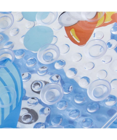 PLAYTIME neklizajuća podloga za kupanje 69x39 cm Kornjača i drugari