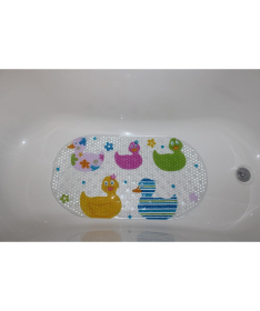 PLAYTIME neklizajuća podloga za kupanje 69x39 cm Pačići