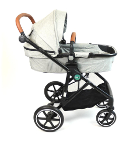 Puerri Oscar kolica za bebe 2 u 1 - Light Grey