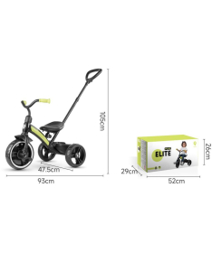 QPlay Elite Plus tricikl za decu do 25 kg Green