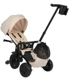 QPlay Nova Max tricikl za decu do 25 kg Beige