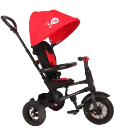 QPlay Rito Air tricikl za decu sa gumenim točkovima Red - 41312001
