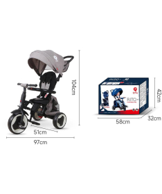 QPlay Rito Plus tricikl za decu Blue - 41312242