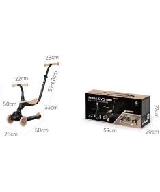 Qplay Sema Evo trotinet za decu 5 u 1 Green