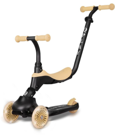 Qplay Sema Evo trotinet za decu 6 u 1 do 50 kg Black&Beige - 41312175