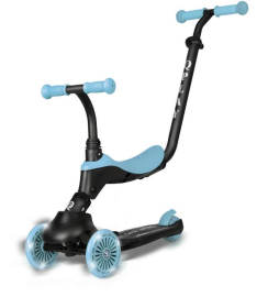 Qplay Sema Evo trotinet za decu 6 u 1 do 50 kg Black&Blue - 41312178