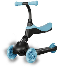 Qplay Sema Evo trotinet za decu 6 u 1 do 50 kg Black&Blue - 41312178