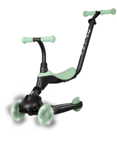 Qplay Sema Evo trotinet za decu 6 u 1 do 50 kg Black&Green - 41312176