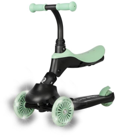Qplay Sema Evo trotinet za decu 6 u 1 do 50 kg Black&Green - 41312176