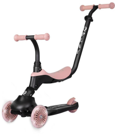Qplay Sema Evo trotinet za decu 6 u 1 do 50 kg Black&Pink - 41312177