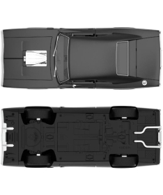 Rastar RC Dodge Charger R/T Engine auto za decu daljinskim upravljačem 1:16 - A095477