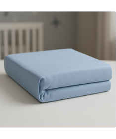 Ready čaršav za krevetac za bebe sa lastišom 120x60cm Plava