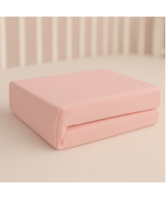 Ready čaršav za krevetac za bebe sa lastišom 120x60cm Roze