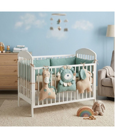 Ready komplet posteljina za krevetac za bebe Džungla 120x60 cm Zelena
