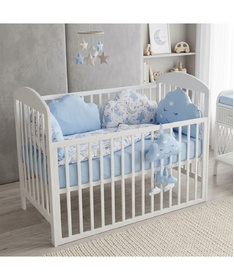 Ready komplet posteljina za krevetac za bebe Oblačić Plava 120x60 cm