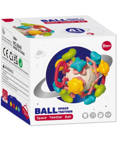 Senzorna lopta za bebe sa glodalicom Space