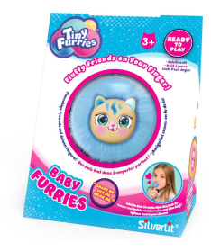 Silverlit Baby Tiny furries plišana igračka za devojčice plavo roza - 34003.6