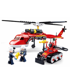 Sluban kocke za decu Vatrogasni Helikopter 325 kom - A054862