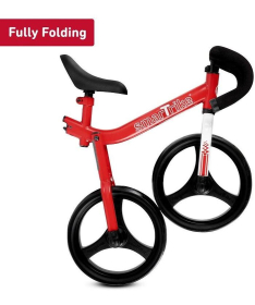Smart trike bicikl za decu folding - balance bike red