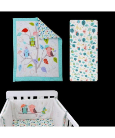 Smart trike posteljina set joy owl 3/1