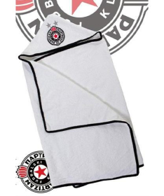 STEFAN bebi peškir sa kapuljačom Partizan Beli 70x120cm