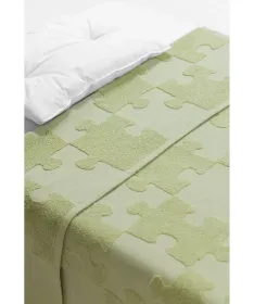 Stefan frotir pokrivač za bebe Puzzle 100x120 Zelena