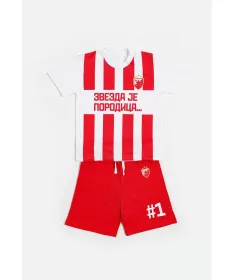 Stefan komplet Crvena Zvezda kratak rukav šorts i majica veličina 92