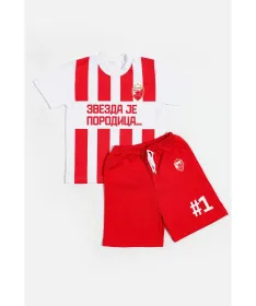 Stefan komplet Crvena Zvezda kratak rukav šorts i majica veličina 92