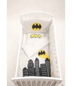 STEFAN komplet posteljine za krevetac za bebe 120x60cm Batman23