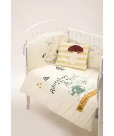 STEFAN komplet posteljine za krevetac za bebe 120x60cm Looney Tunes