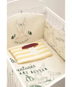 STEFAN komplet posteljine za krevetac za bebe 120x60cm Looney Tunes