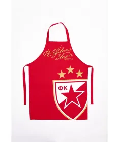 STEFAN kuhinjski set Crvena Zvezda kecelja i krpa i podmetač i rukavica