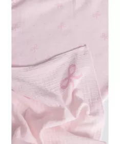 Stefan muslin tetra pelena za bebe 2u1 Mašna