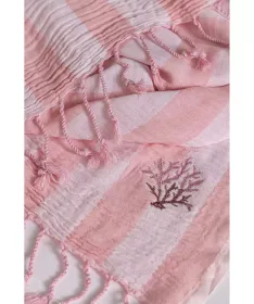 STEFAN Pareo muslin prekrivač za decu 80x160cm Roze