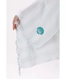 STEFAN Pareo muslin prekrivač za decu 80x160cm Zelena