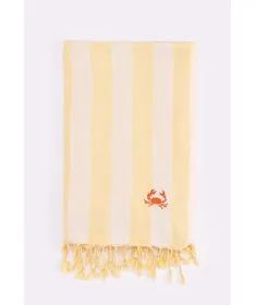 STEFAN Pareo muslin prekrivač za decu 80x160cm Žuta