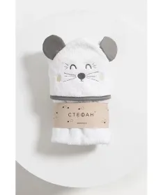 STEFAN peškir za bebe sa kapuljacom 60x120 Miš