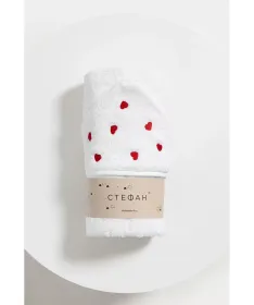 STEFAN peškir za bebe sa kapuljacom 60x120 Srce