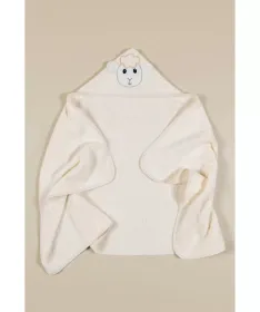 STEFAN peškir za bebe sa kapuljačom Meda 60x120cm Ovčica